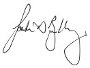 Minister Souris' electronic signature
